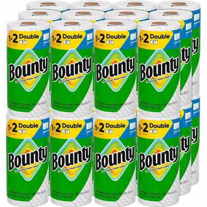 Bounty Select-A-Size Paper Towels: 2-Ply Diamond Texture Green 82/Roll 24/Carton - Towels