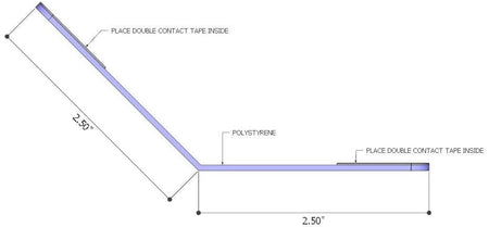 Brand X: 135 Degree Corner Guard 48’’x2.5’’x2.5’’ 25pk - Guards