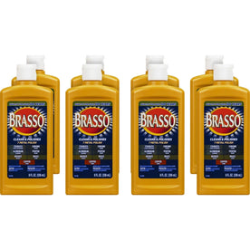 Brasso Metal Polish: 8 fl oz Tan Bottle - Pack of - Specialty Cleaners