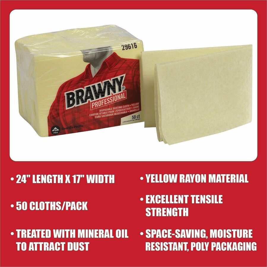 Brawny&reg; Professional Disposable Dusting Cloths - Alternate-Image2