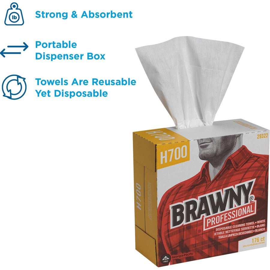 Brawny&reg; Professional H700 Disposable Cleaning Towels - Alternate-Image2