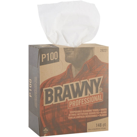 Brawny® Professional P100 Cleaning Towels: Absorbent Strong Streak-free - Paper Towels