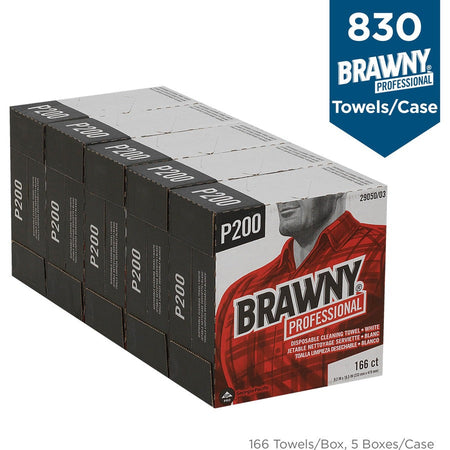 Brawny&reg; Professional P200 Disposable Cleaning Towels - Alternate-Image1