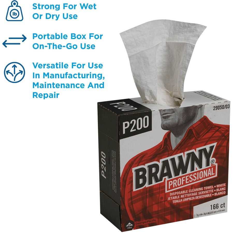 Brawny&reg; Professional P200 Disposable Cleaning Towels - Alternate-Image4