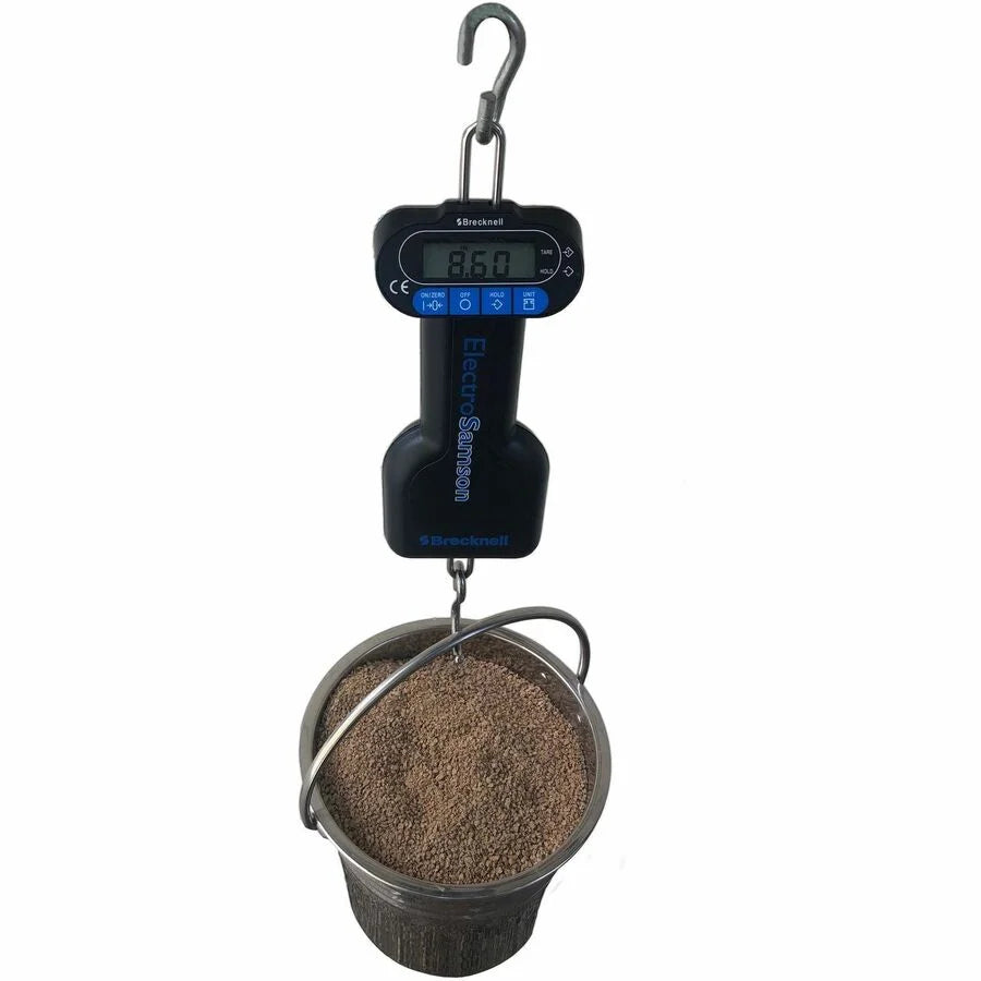 Brecknell ElectroSamson Handheld Scale - 55 lb / 25 kg Capacity - Gray - Mailroom Equipment & Supplies