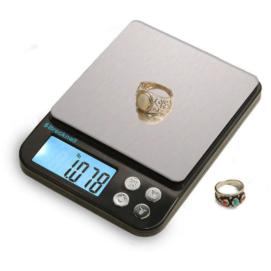 Brecknell EPB500 Balance Scale - 500g Capacity - Black/Silver - Mailroom Equipment & Supplies