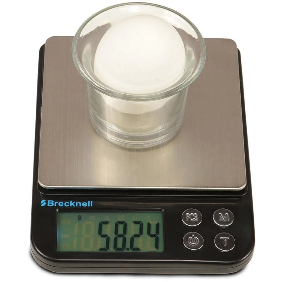 Brecknell EPB500 Balance Scale - 500g Capacity - Black/Silver - Mailroom Equipment & Supplies