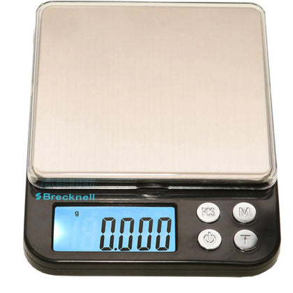 Brecknell EPB500 Balance Scale - 500g Capacity - Black/Silver - Mailroom Equipment & Supplies