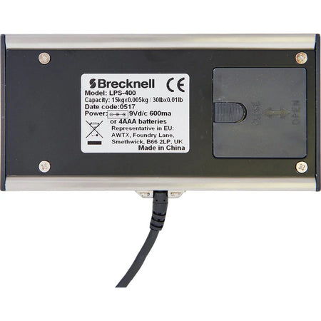 Brecknell Portable Shipping Scale: 400 lb Capacity - White Finish - Mailroom Equipment & Supplies