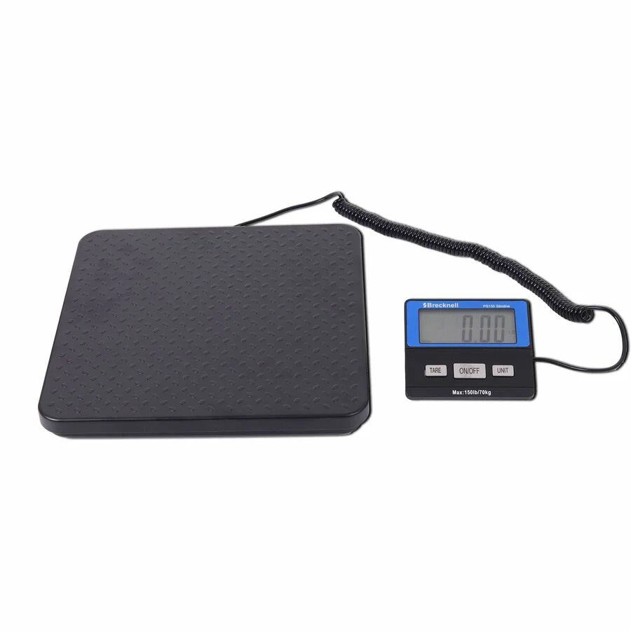 Brecknell PS Slimline Series: 150 lb / 70 kg Black Scale - Mailroom Equipment & Supplies