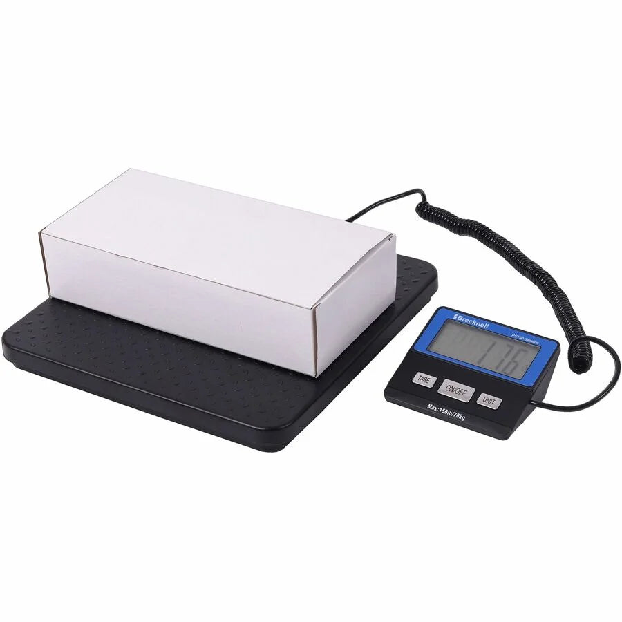 Brecknell PS Slimline Series: 150 lb / 70 kg Black Scale - Mailroom Equipment & Supplies