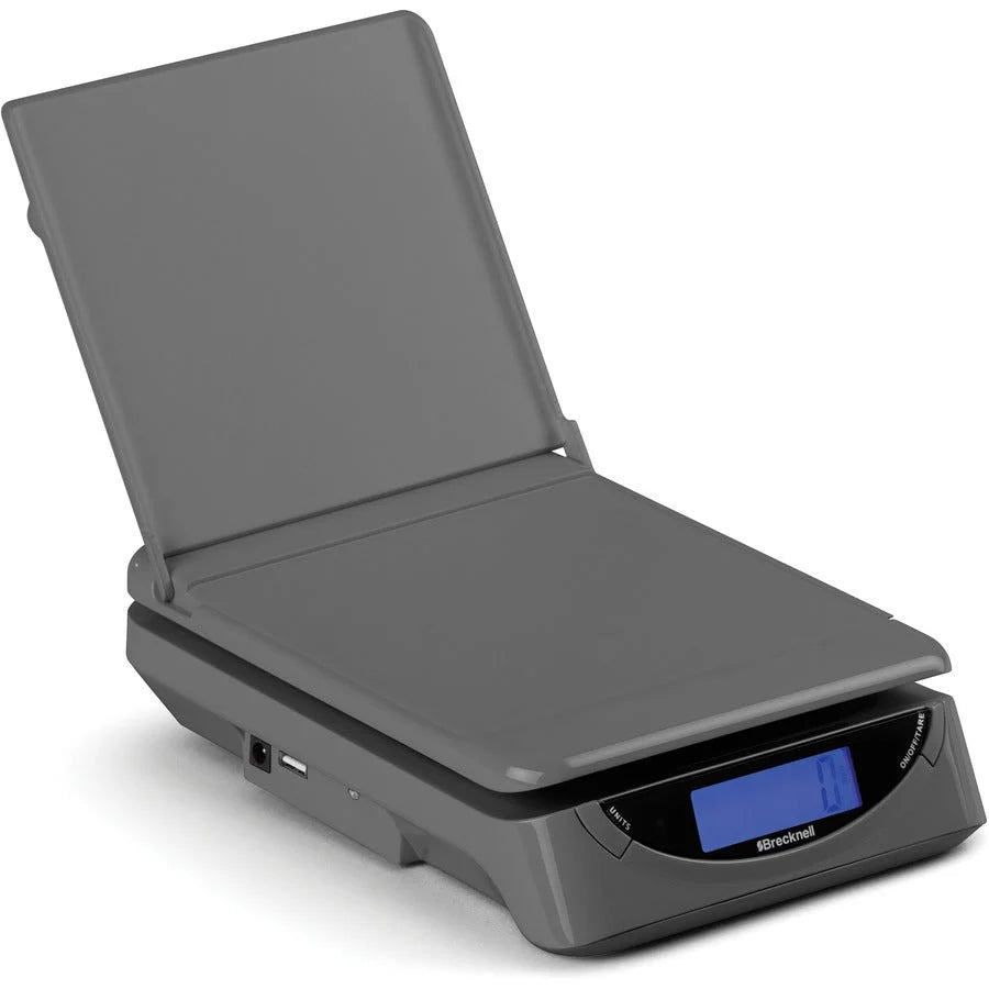Brecknell PS25 Electronic Scale: 25 lb / 11.50 kg Capacity - Gray - Mailroom Equipment & Supplies