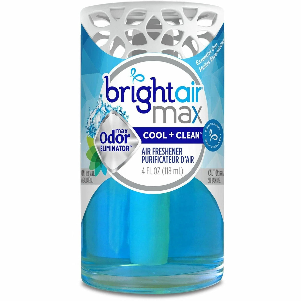 Bright Air Max Odor Eliminator Gel - Cool + Clean - 4 fl oz - Phthalate-free - 1 Each - Fresheners