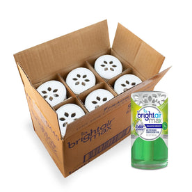 Bright Air Max Odor Eliminator Gel - Meadow Breeze - 4 fl oz - 6/Carton - Fresheners