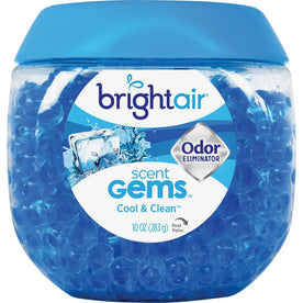 Bright Air Scent Gems Odor Eliminator: Cool Clean Beads - 10 oz - 45 Day - Fresheners
