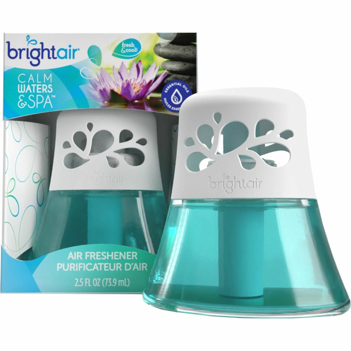 Bright Air Scented Oil Freshener: Calm Water Spa Scent - 2.5 fl oz - Fresheners