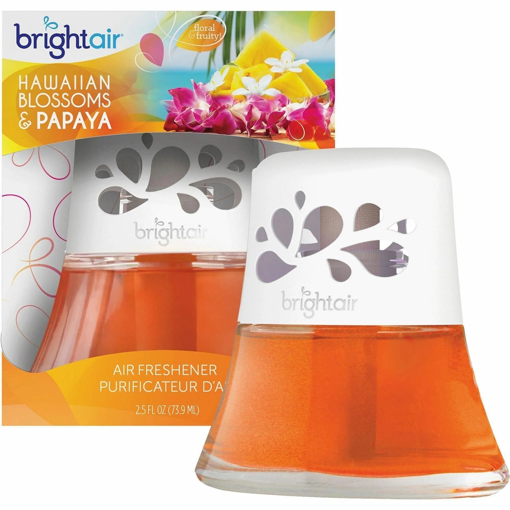 Bright Air Scented Oil Freshener: Hawaiian Blossom & Papaya - 2.5 fl oz - Fresheners