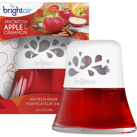 Bright Air Scented Oil Freshener: Macintosh Apple & Cinnamon - 2.5 fl oz - Fresheners