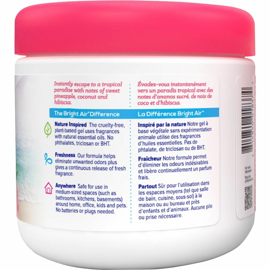 Bright Air Super Odor Eliminator Freshener - 14 fl oz (0.4 quart) - Tropical Paradise & Pineapple - 90 Day - Fresheners