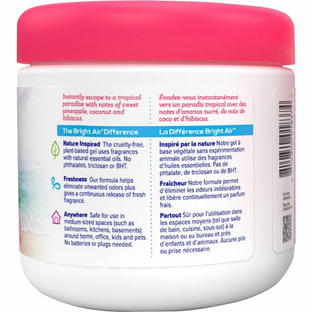 Bright Air Super Odor Eliminator Freshener - 14 fl oz (0.4 quart) - Tropical Paradise & Pineapple - 90 Day - Fresheners