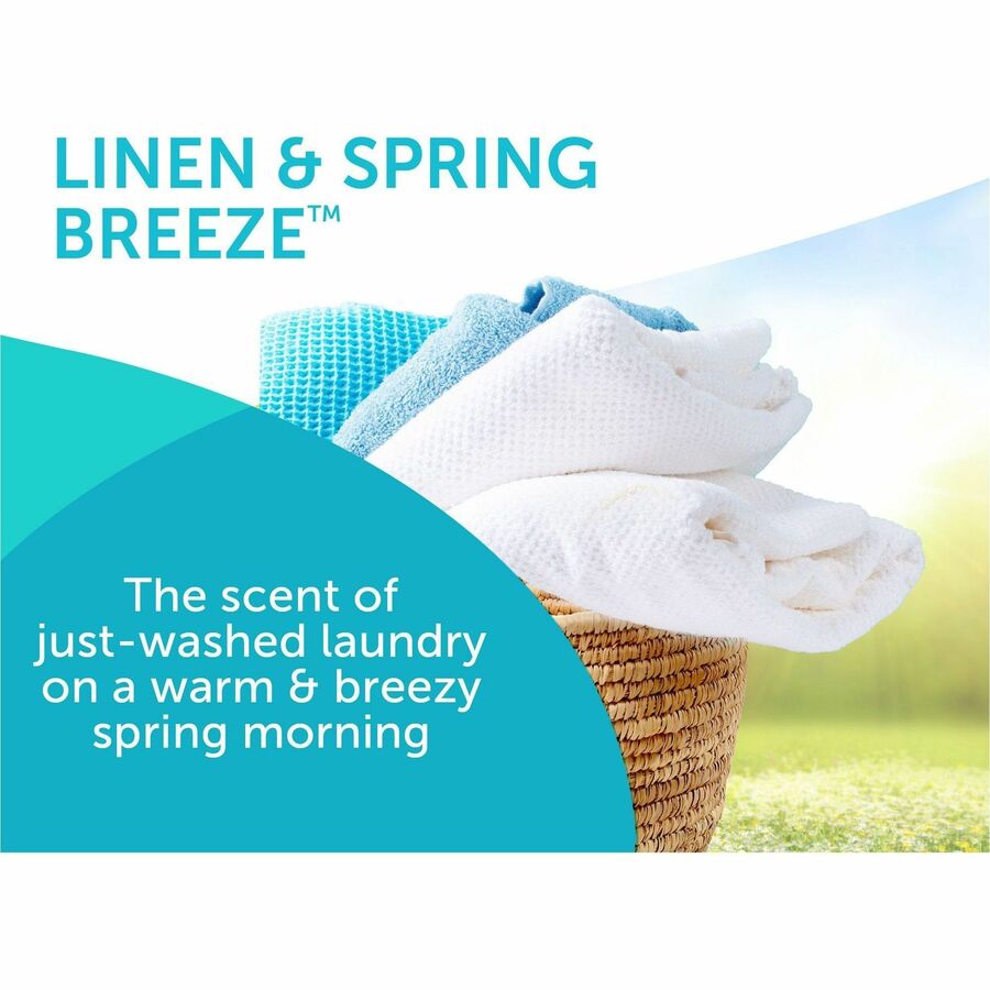 Bright Air Super Odor Eliminator Freshener - 14 fl oz (0.4 quart) - Linen & Spring Breeze - 90 Day - Fresheners