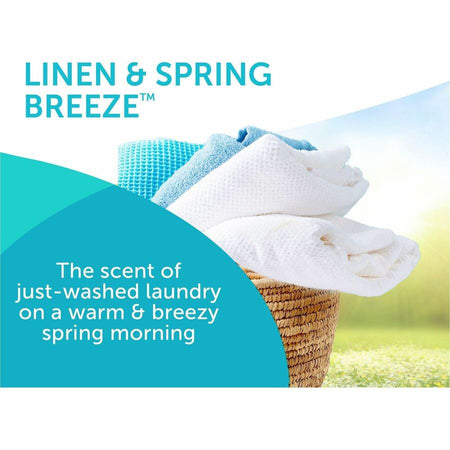 Bright Air Super Odor Eliminator Freshener - 14 fl oz (0.4 quart) - Linen & Spring Breeze - 90 Day - Fresheners