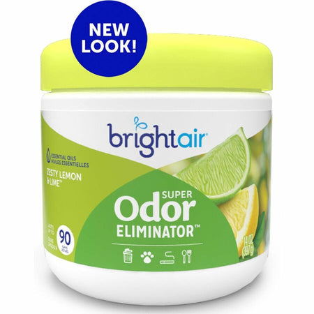 Bright Air Zesty Lemon Super Odor Eliminator - 14 fl oz (0.4 quart) - Lime - 60 Day - Fresheners