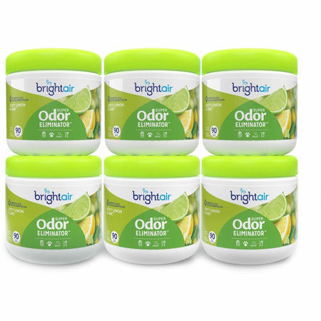 Bright Air Zesty Lemon Super Odor Eliminator - 14 fl oz (0.4 quart) - Lime - 60 Day - Fresheners