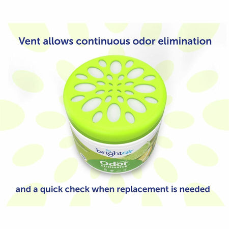 Bright Air Zesty Lemon Super Odor Eliminator - 14 fl oz (0.4 quart) - Lime - 60 Day - Fresheners