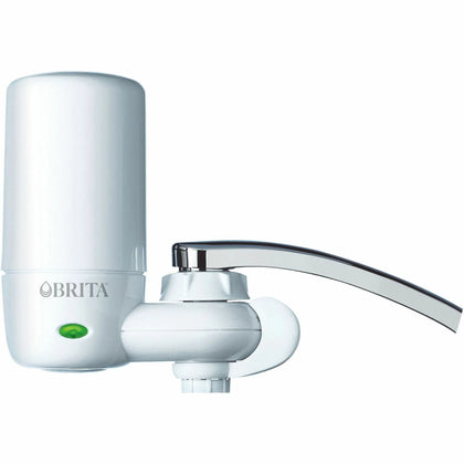 Brita Elite Advanced Faucet Mount System - 100 Gal Filter Life - 4/Carton - Water Dispensers & Filters