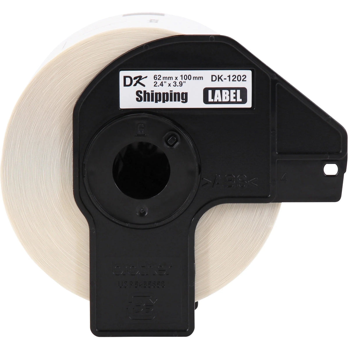 Brother DK Shipping Labels: White Paper 4’’ x 2 2/5’’ - 300/Roll - Label Maker Supplies