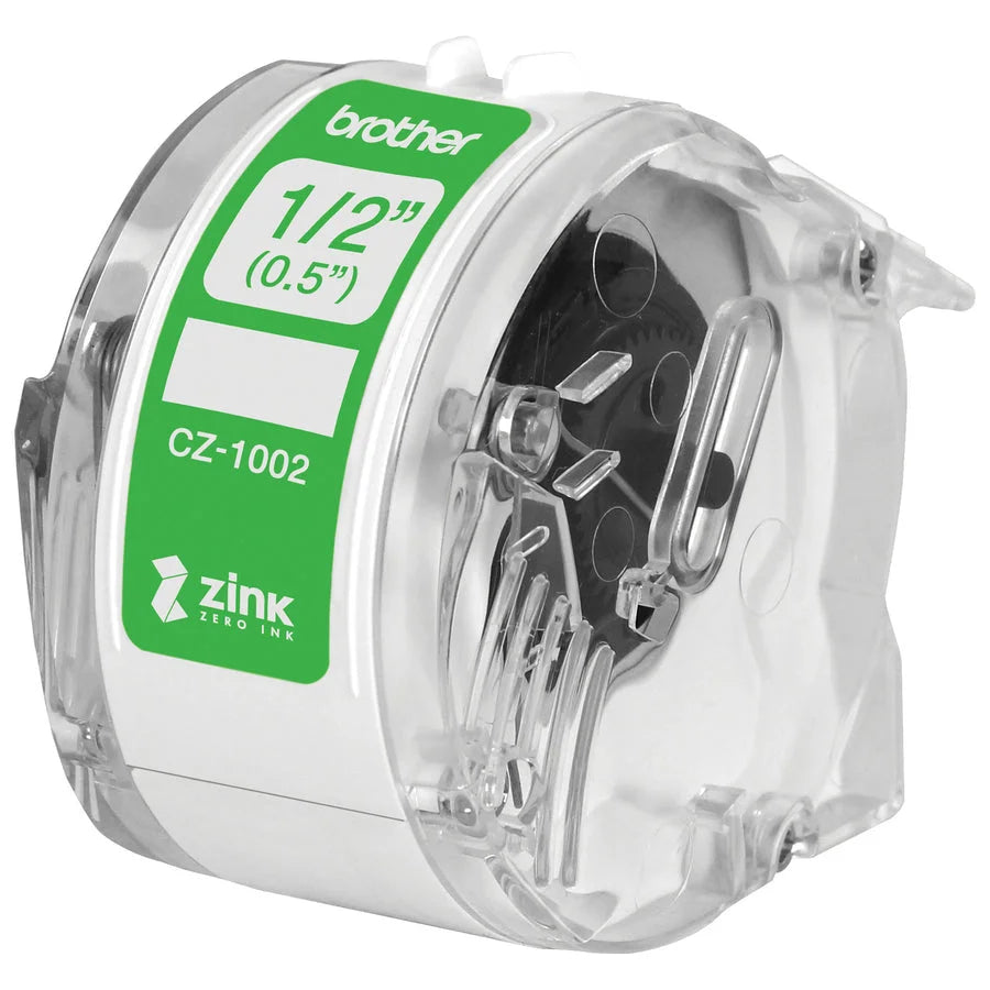 Brother Multipurpose Label: 1/2’’ Width Zero Ink (ZINK) Water Resistant - Label Maker Supplies