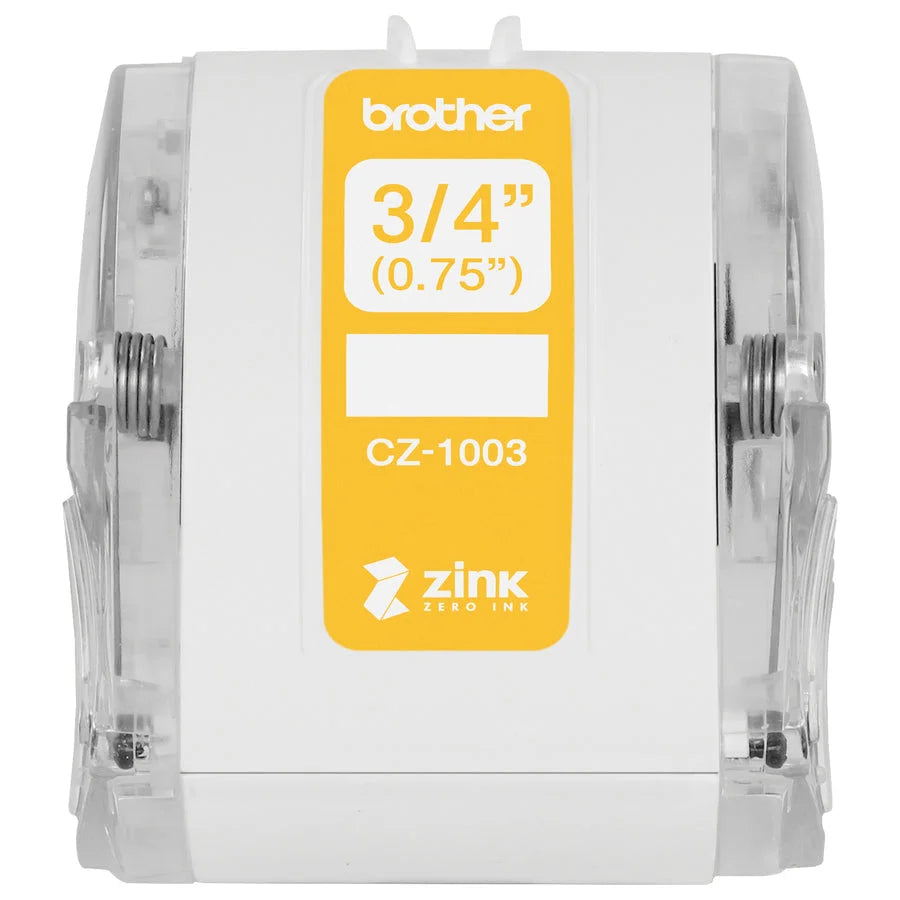 Brother Multipurpose Label: 3/4’’ ZINK Paper Water Resistant - Label Maker Supplies