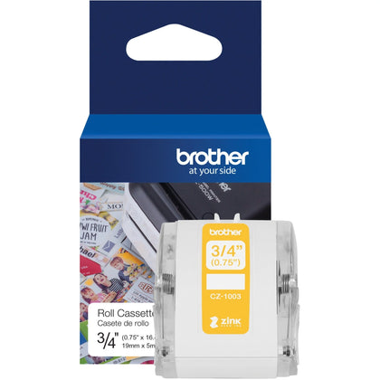 Brother Multipurpose Label: 3/4’’ ZINK Paper Water Resistant - Label Maker Supplies