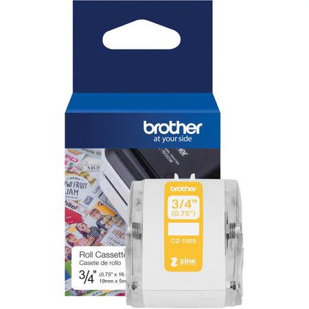 Brother Multipurpose Label: 3/4’’ ZINK Paper Water Resistant - Label Maker Supplies