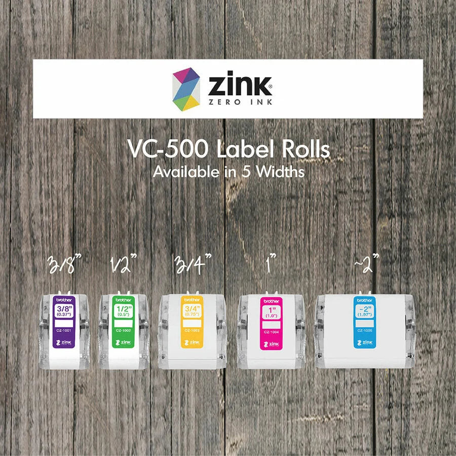 Brother Multipurpose Label: 3/4’’ ZINK Paper Water Resistant - Label Maker Supplies