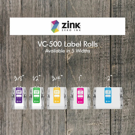 Brother Multipurpose Label: 3/4’’ ZINK Paper Water Resistant - Label Maker Supplies