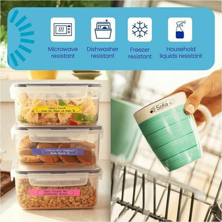 Brother P-touch BTAG-P35 White on Pink Label Tape - Alternate-Image15