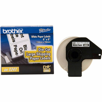 Brother QL Printer DK1241 Large Shipping Labels - Direct Thermal - 4x6 - 200 - Label Maker Supplies