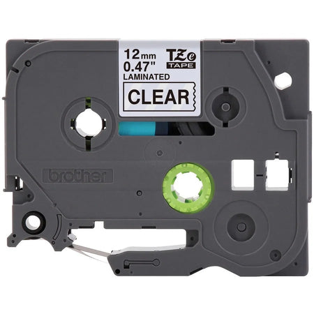 Brother TZe 1/2’’ Laminated Tape Cartridge - Water Grease Grime & Temperature Resistant - Label Maker Supplies