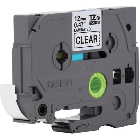 Brother TZe 1/2’’ Laminated Tape Cartridge - Water Grease Grime & Temperature Resistant - Label Maker Supplies