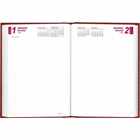 Brownline Untimed Daily Planner - Left