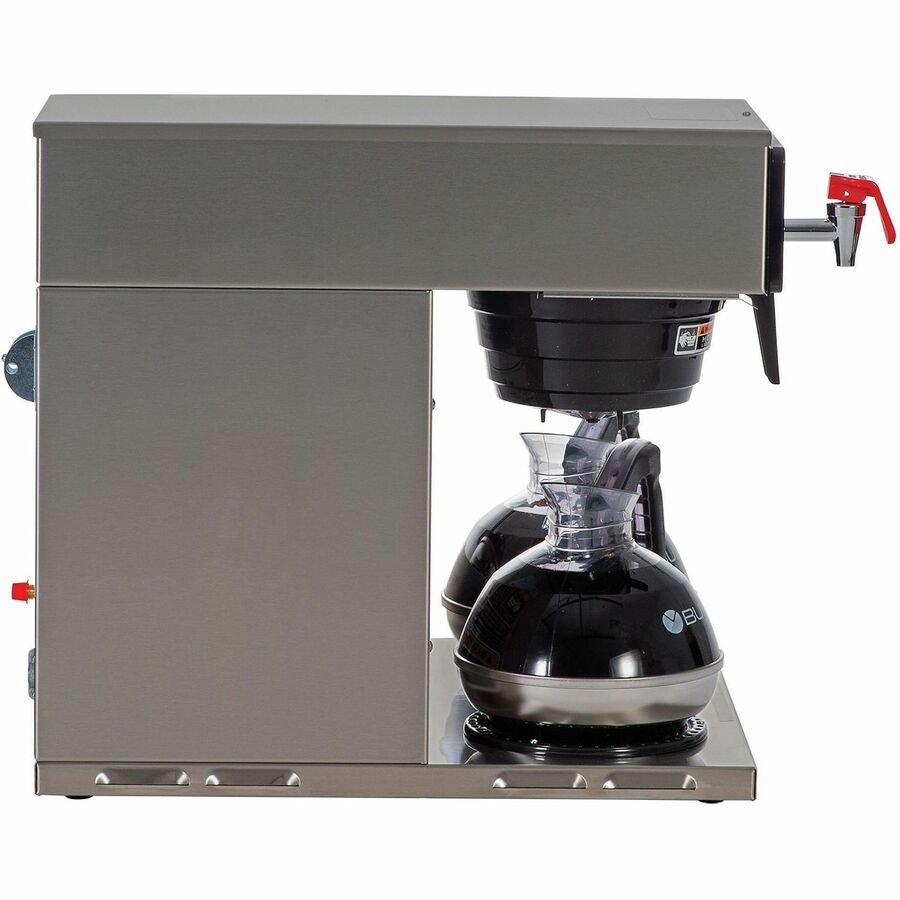 BUNN 12-cup Digital 3-Warmer Commercial Brewer - Programmable - 1800 W - 1.56 gal - 12 Cup(s) - Multi-serve - Coffee