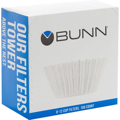 BUNN Home Brewer Coffee Filters - 100-Pack White