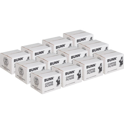 BUNN Home Brewer Coffee Filters - Chlorine-free Heavyweight - 250/Box