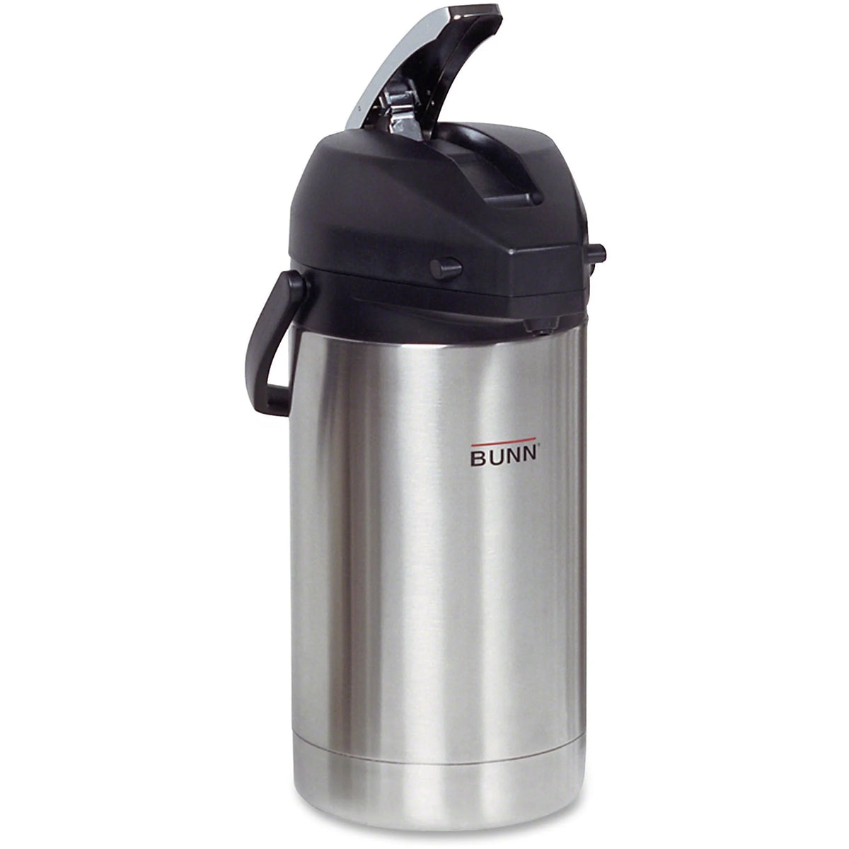 BUNN Lever Action Airpot: 3-Liter Stainless Steel - 3.2 Quart - Coffee Pots & Servers