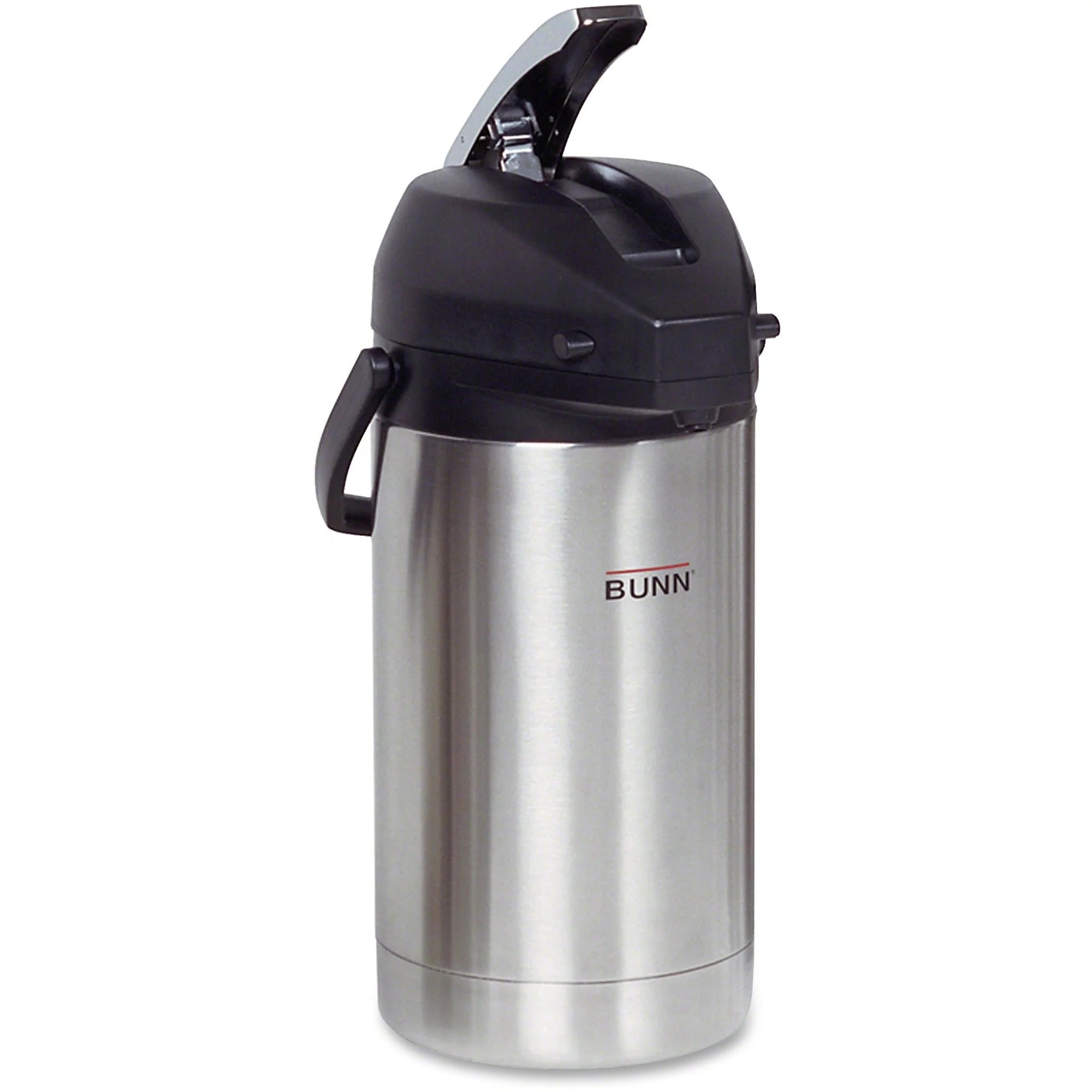 BUNN Lever Action Airpot: 3-Liter Stainless Steel - 3.2 Quart - Coffee Pots & Servers