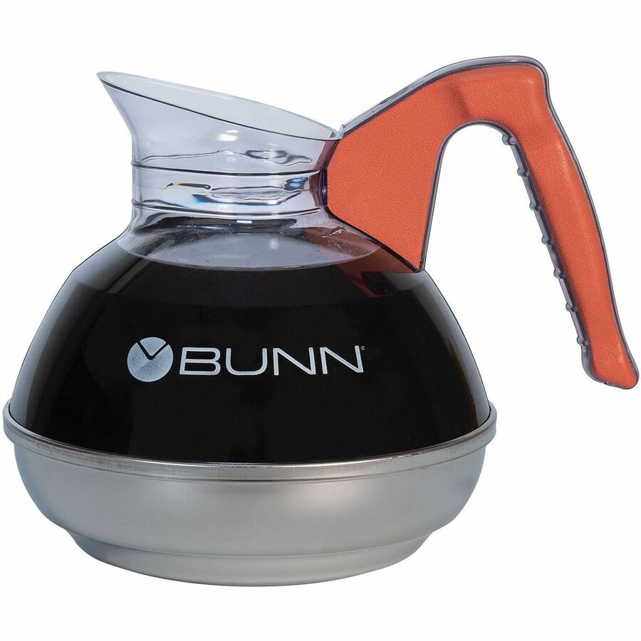 BUNN Unbreakable 12-Cup Decanter - Orange - 1 Each - Coffee Pots & Servers