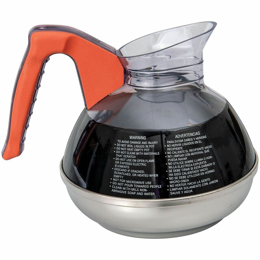 BUNN Unbreakable 12-Cup Decanter - Orange - 1 Each - Coffee Pots & Servers