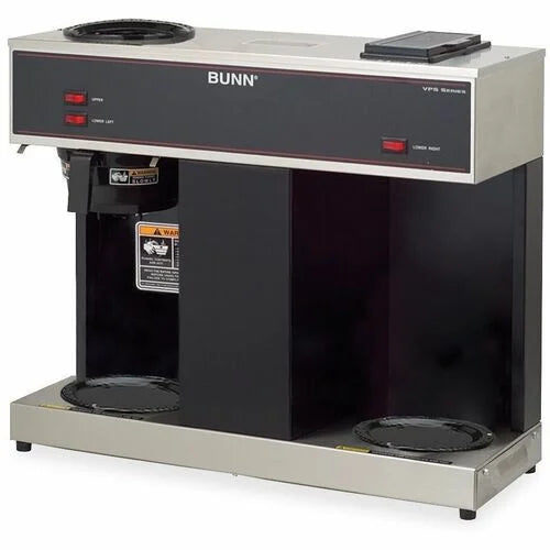 BUNN VPS Coffee Brewer: 3-Warmer Stainless Steel - 2 Quart - Makers & Warmers